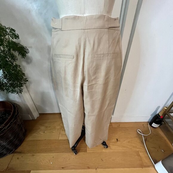 VERONICA BEARD Linen Hunter Pants Size 2 - Picture 3 of 6